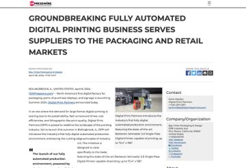 Digital Printing Business Serves Suppliers